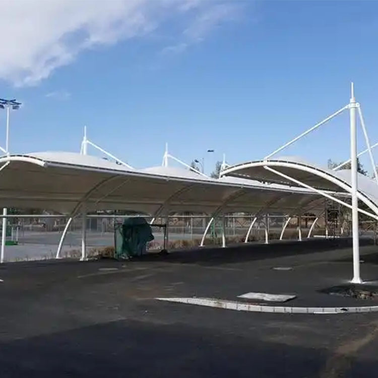 北海膜结构电动车棚