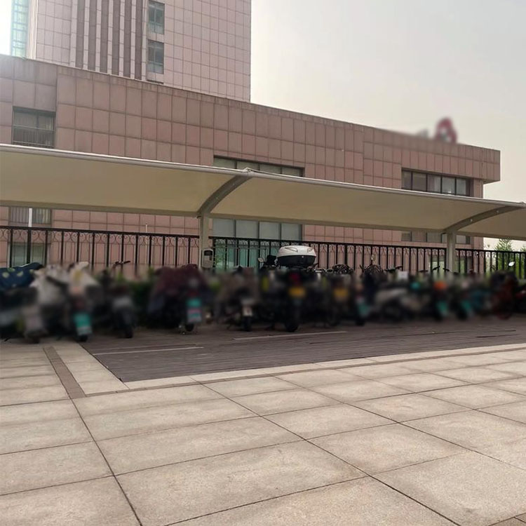 北海膜结构电动车棚