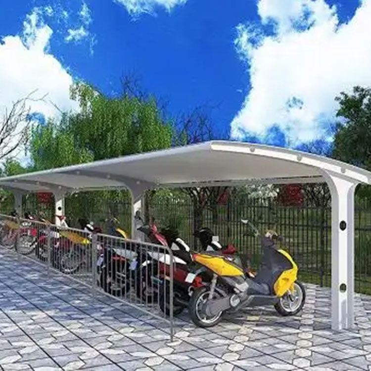 北海膜结构电动车棚